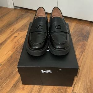 Coach Leah Loafer Black Size 8.5